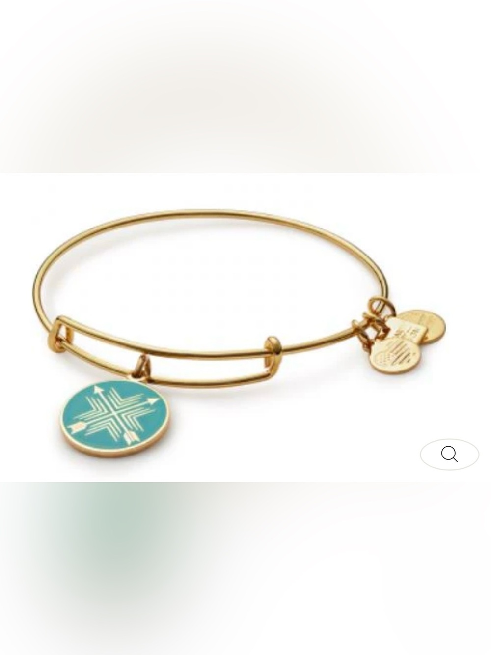 NWOT $38 ALEX AND ANI ARROWS OF FRIENDSHIP CHARM BANGLE